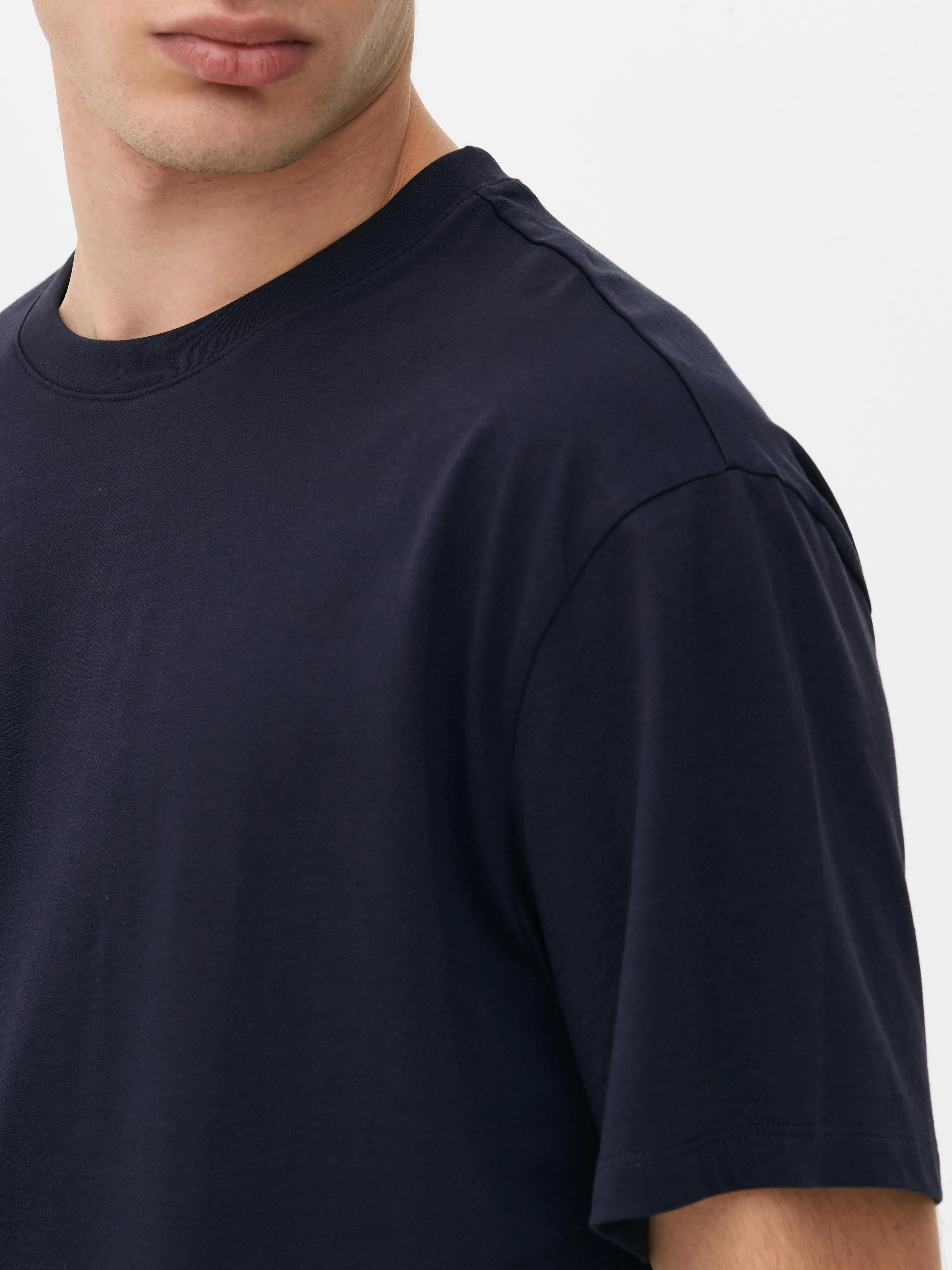 Camiseta de algodón holgada