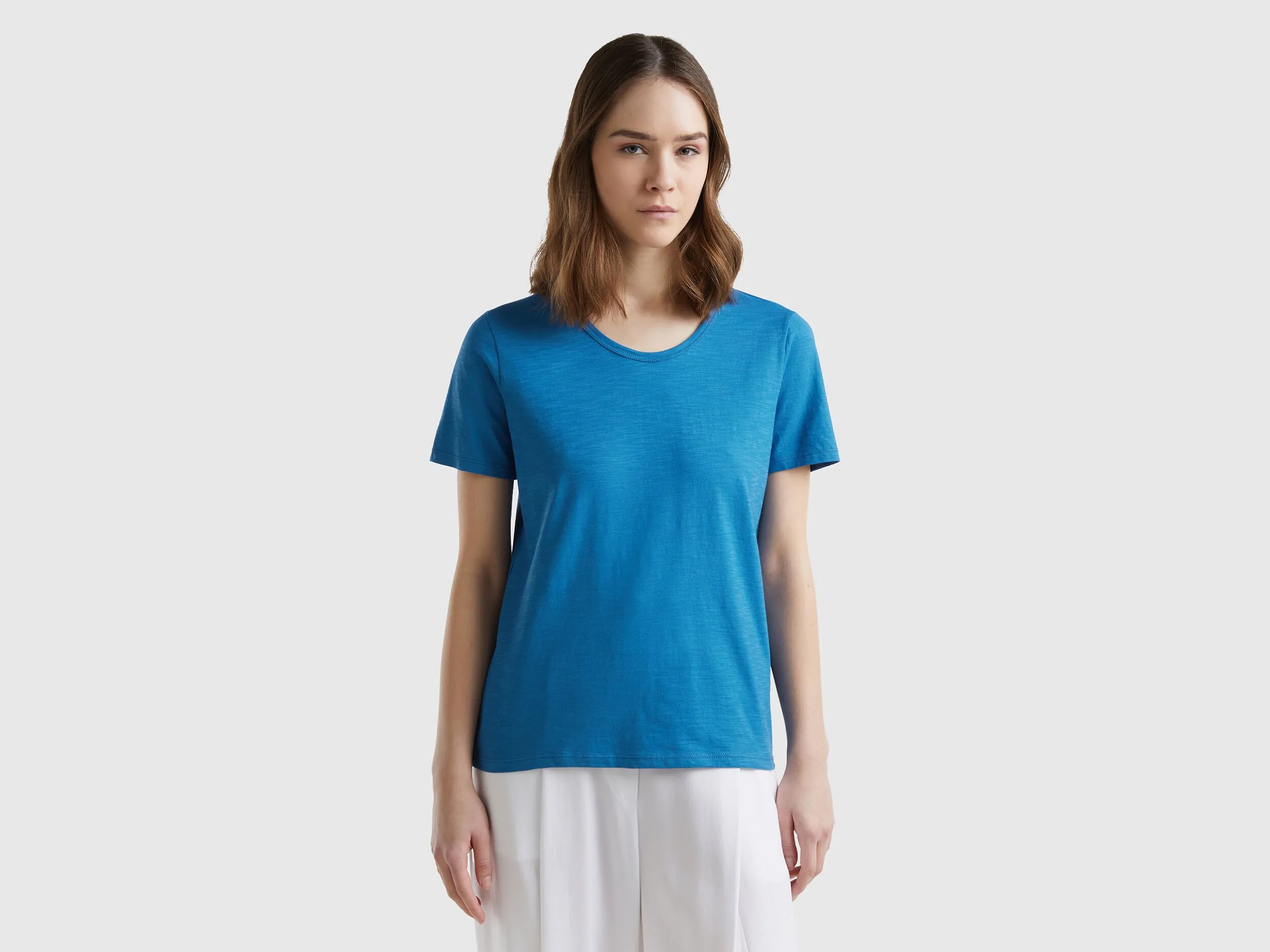 Camiseta de manga corta de algodón ligero