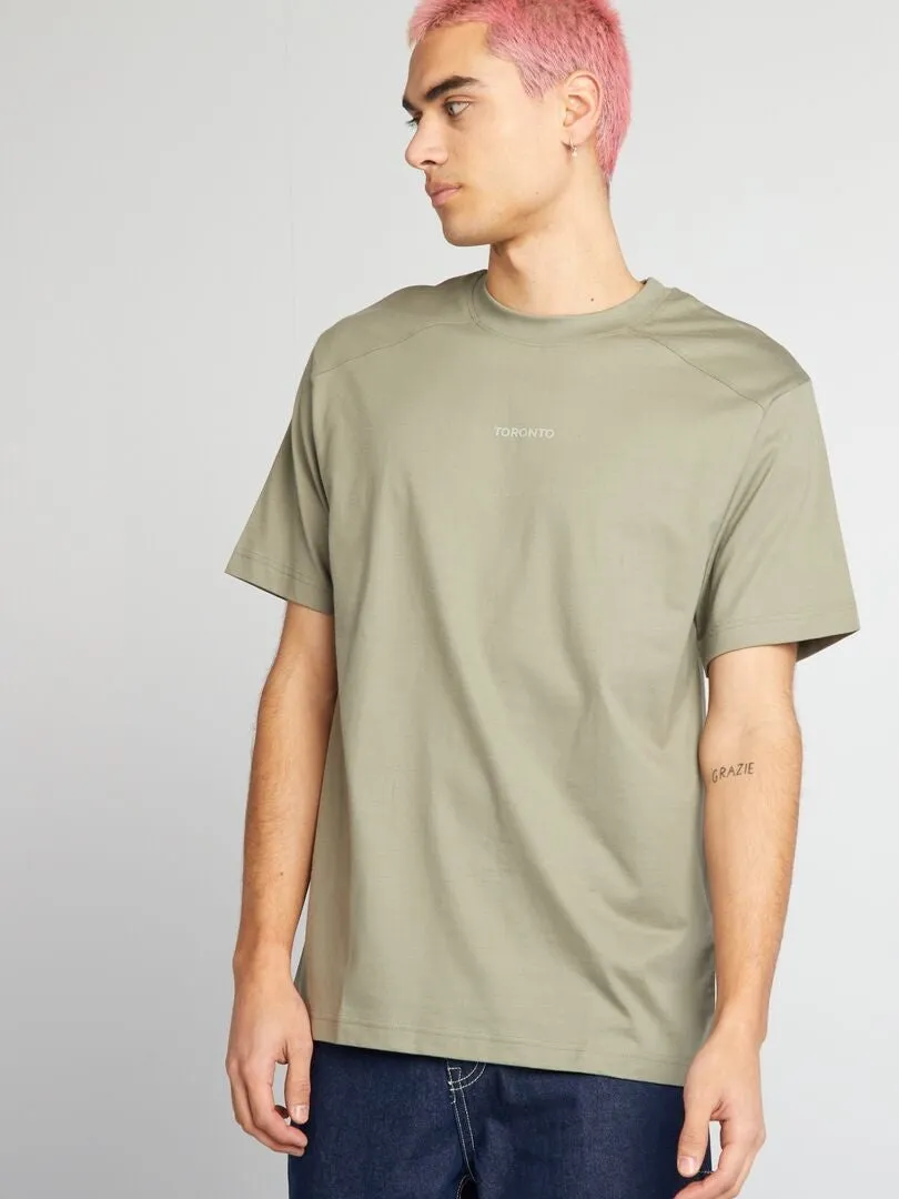 CAMISETA DE MANGA CORTA 'TORONTO'  VERDE