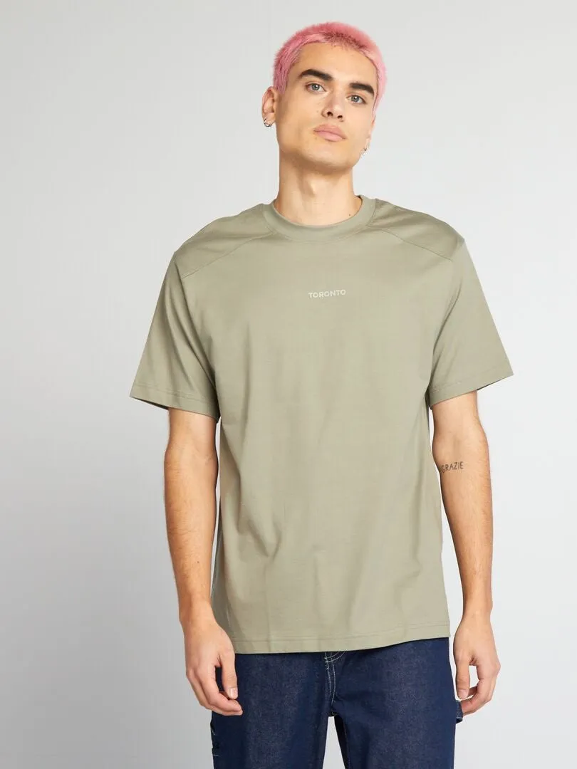 CAMISETA DE MANGA CORTA 'TORONTO'  VERDE
