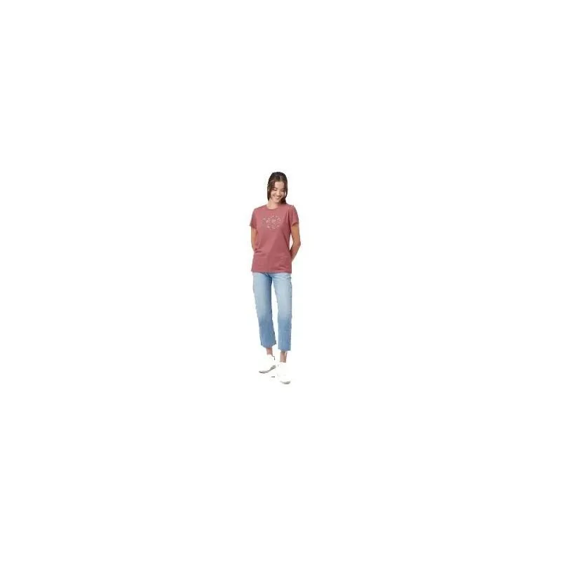 Camiseta de mujer Tentree Wildfields Ten (Crushed Berry)