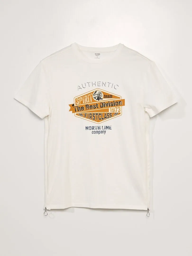 CAMISETA DE PUNTO  SO EASY  BLANCO