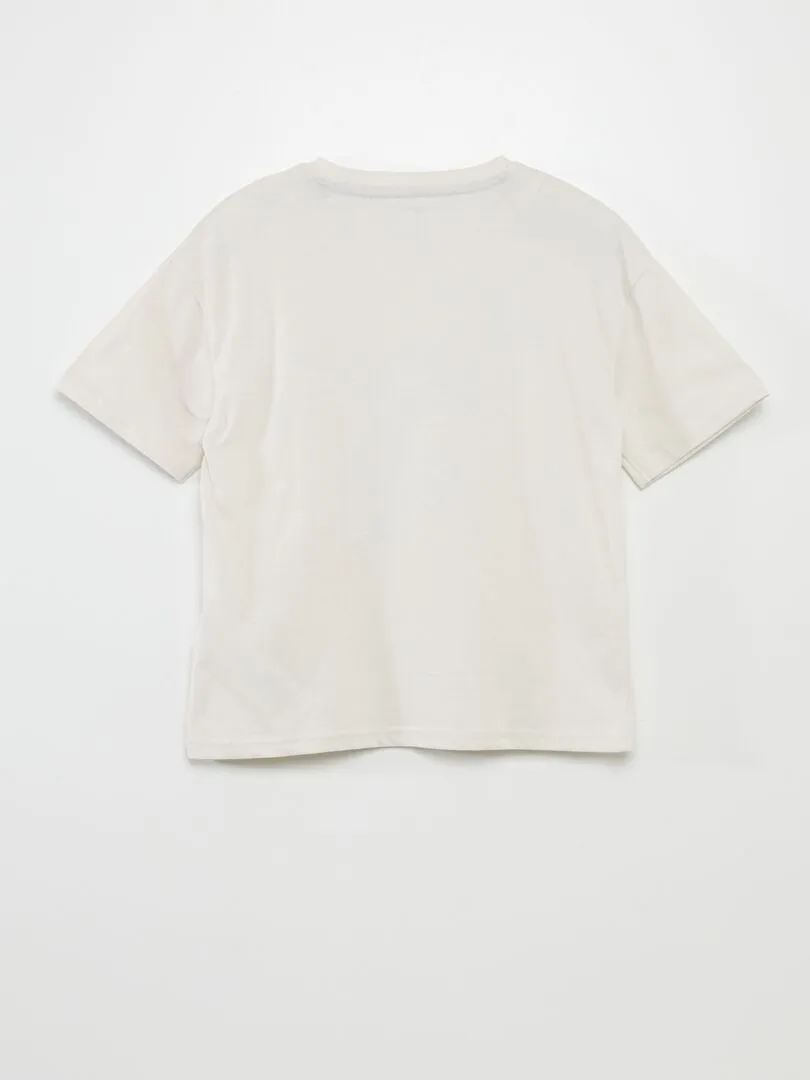 CAMISETA ESTAMPADA 'DISNEY'  GRIS