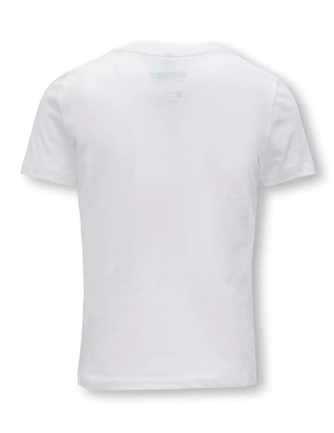 Camiseta Only Kids Mickey blanca manga corta para niña