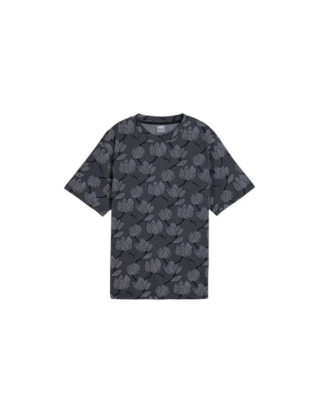 Camiseta Puma Essentials+ BLOSSOM AOP Negro Mujer