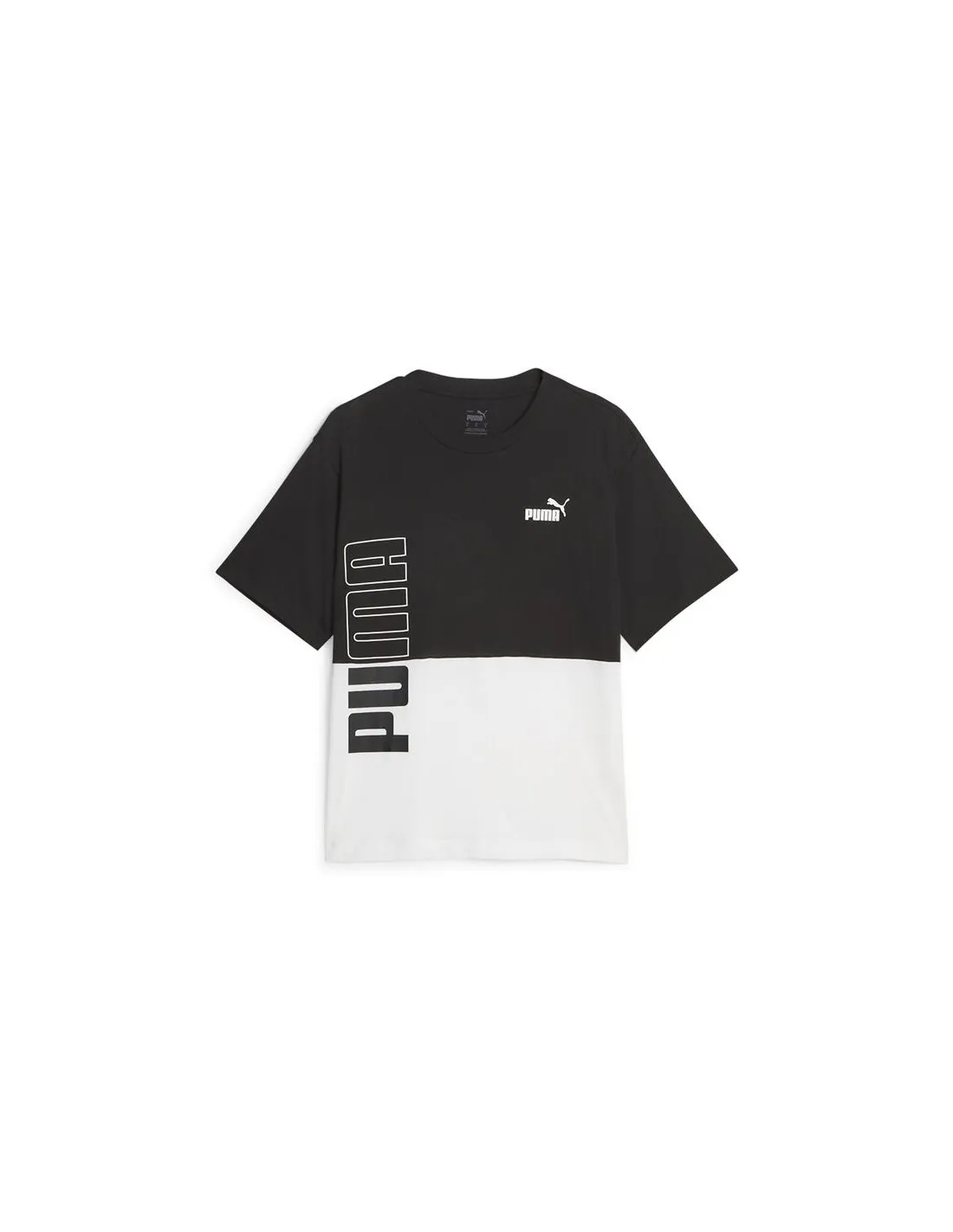 Camiseta Puma Power Colorblock Mujer
