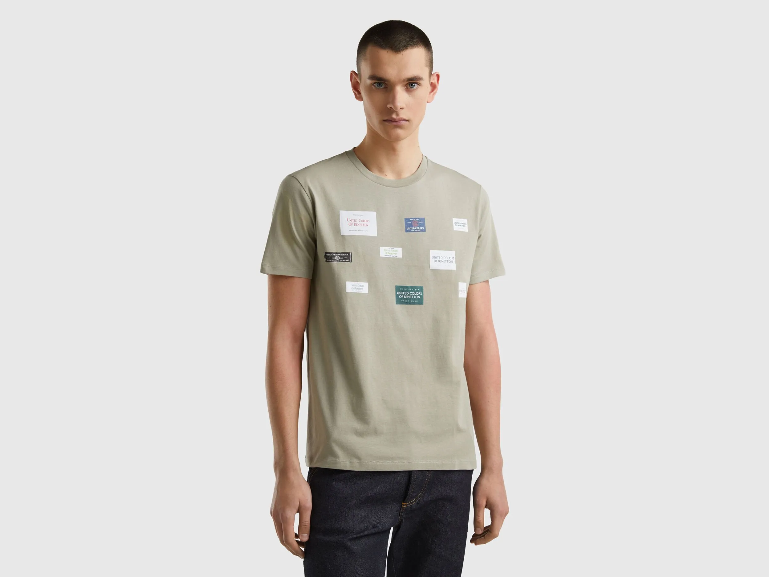 Camiseta regular fit con estampado