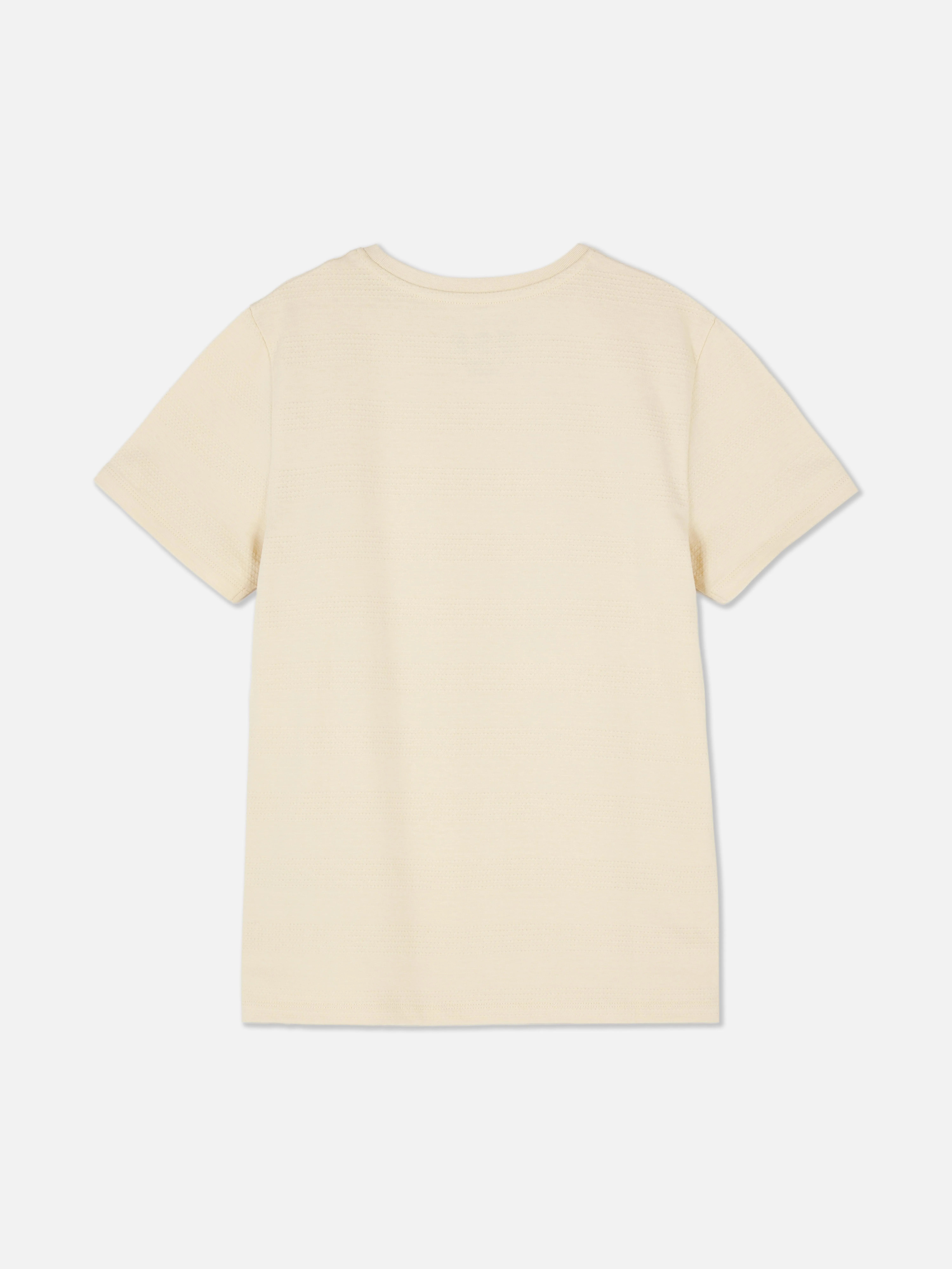 Camiseta texturizada a rayas