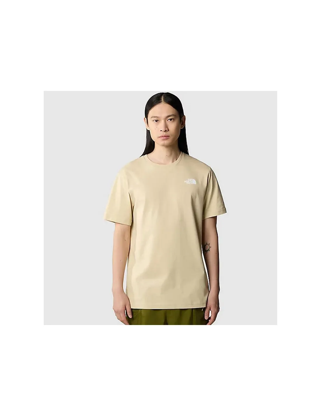 Camiseta The North Face S/S North Faces Hombre Beige