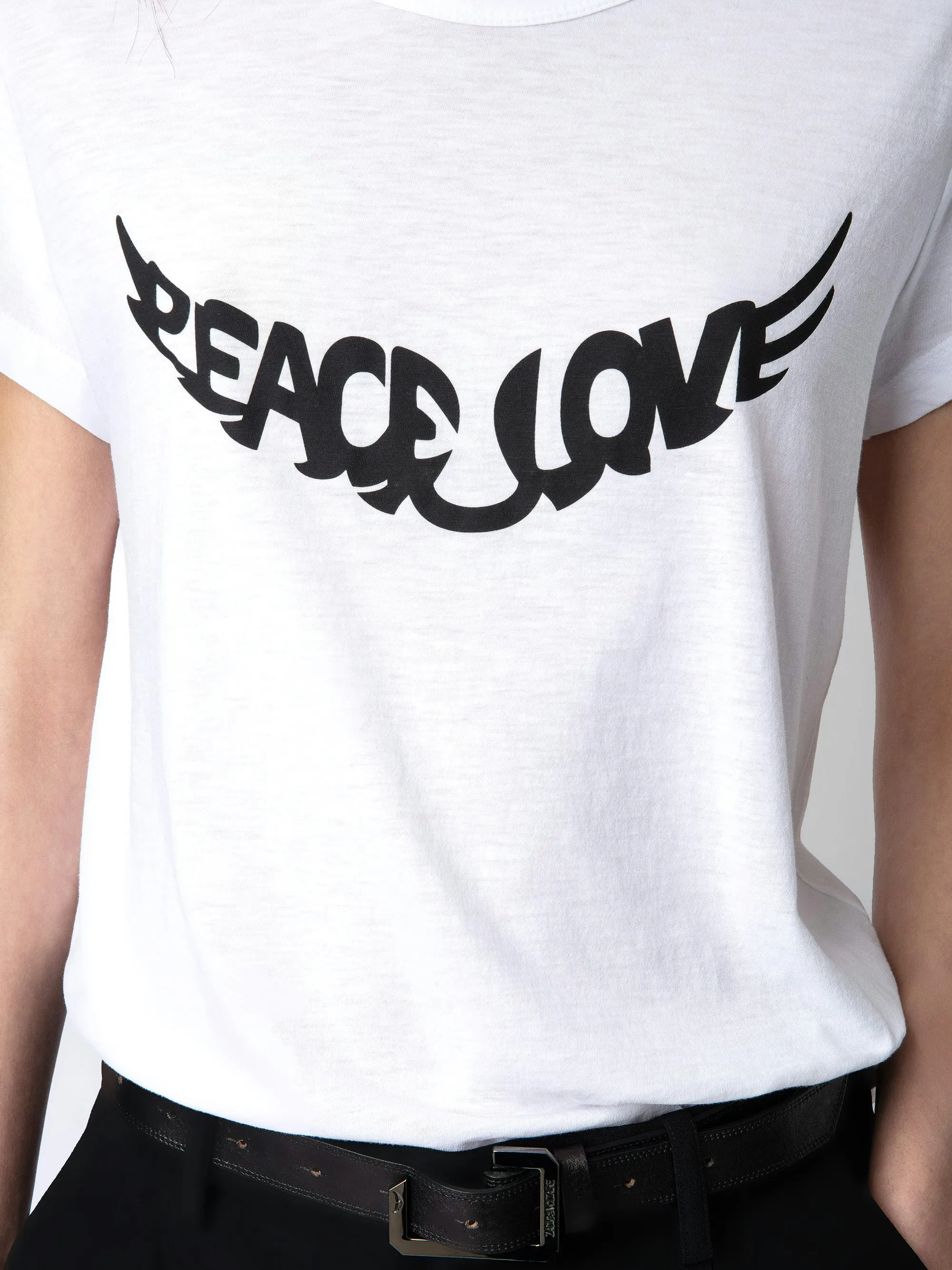 Camiseta Woop Peace & Love Alas