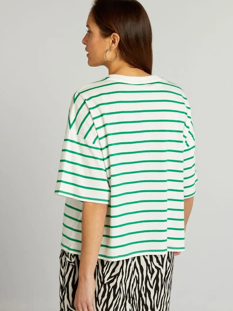 CAMISETA 'MICKEY' DE 'DISNEY' DE ALGODóN  BLANCO