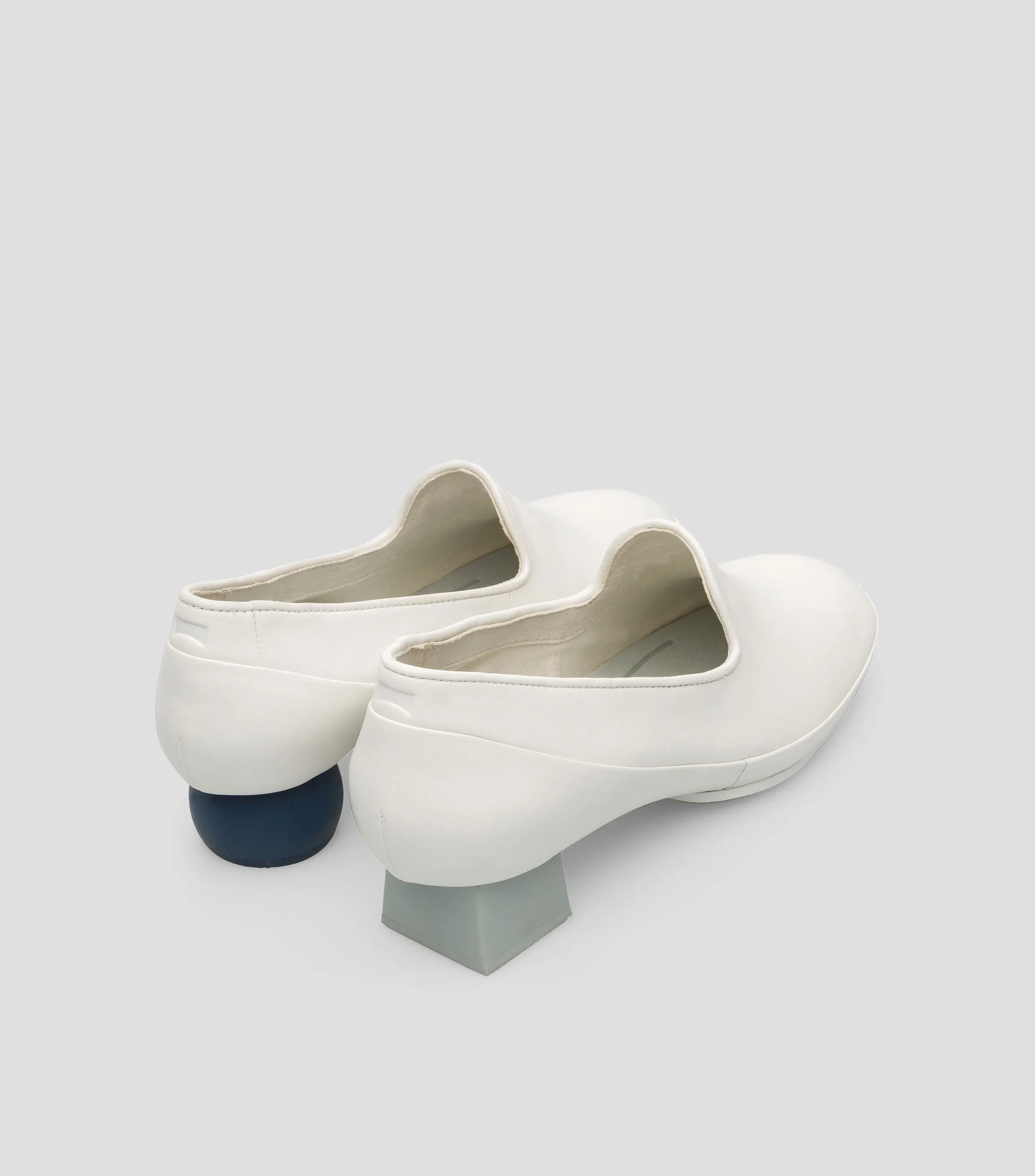 Camper Zapatillas pump con tacón bajo ancho Mujer