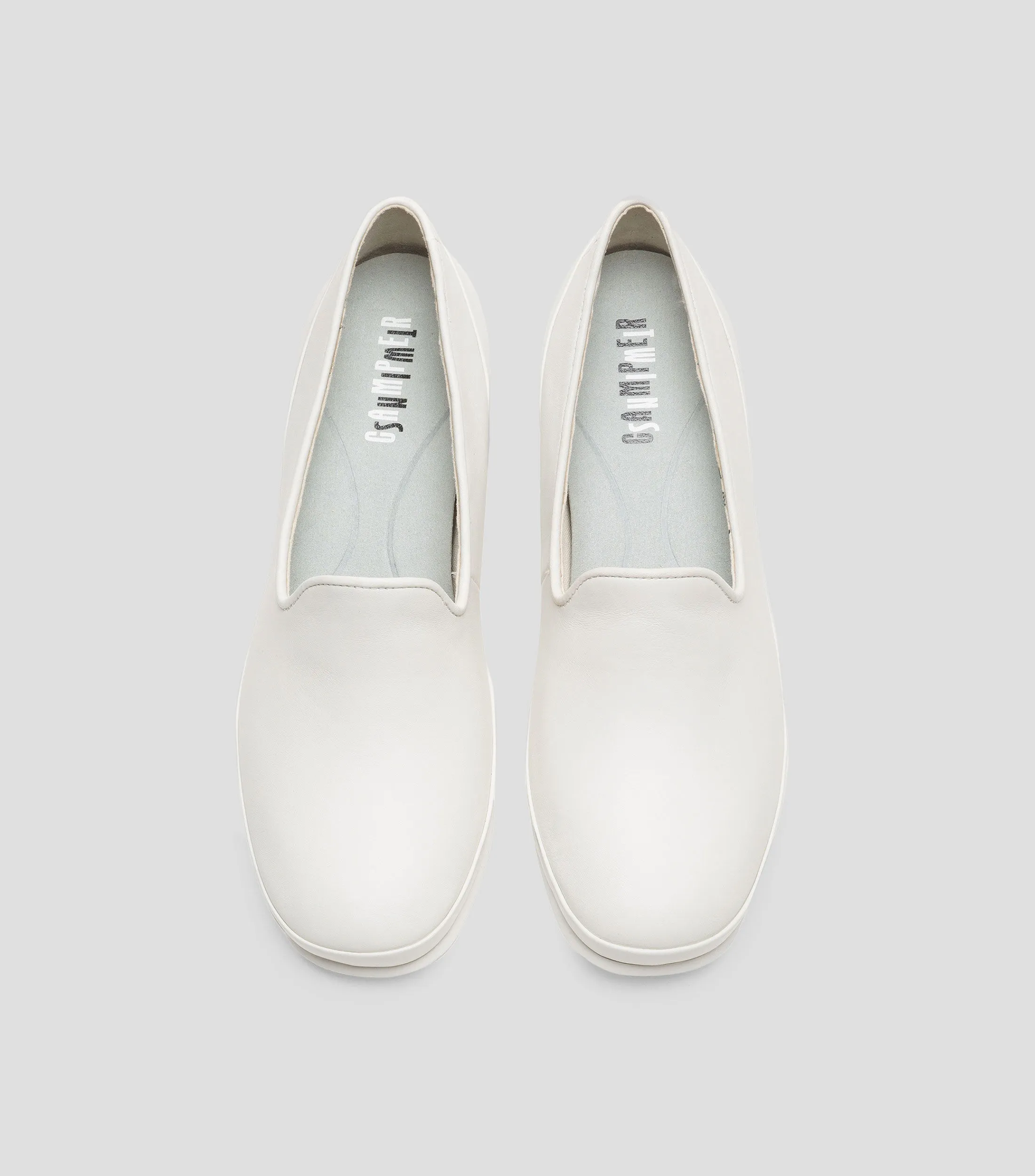 Camper Zapatillas pump con tacón bajo ancho Mujer