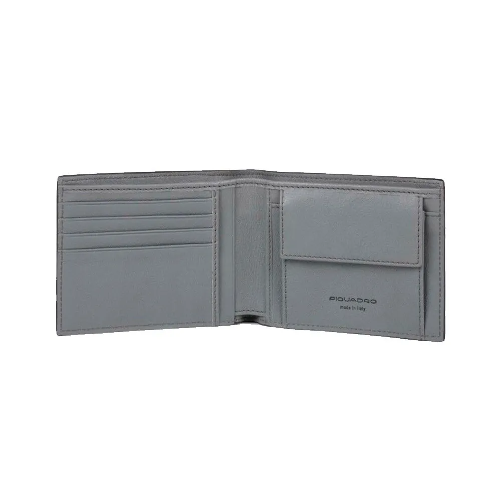 Cartera de Piel Piquadro PU1392W86/GR Color Gris