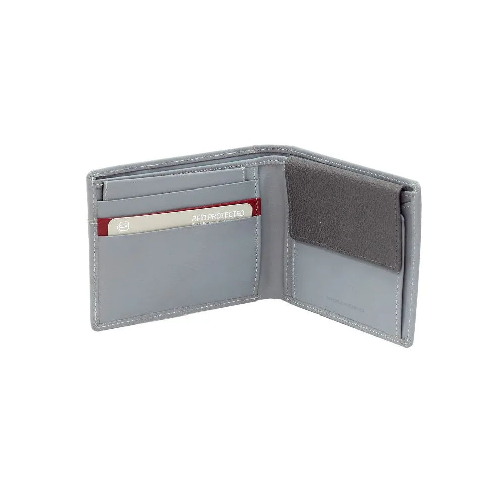 Cartera de Piel Piquadro PU4188W96R/GR Color Gris