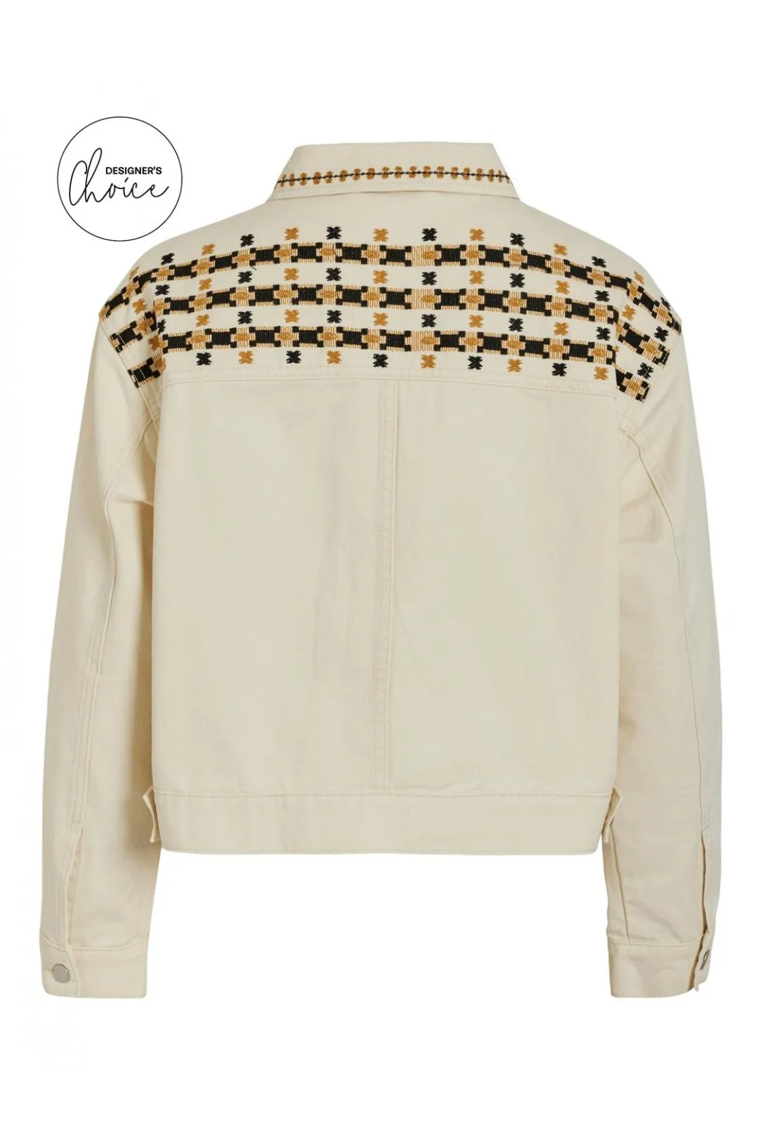 CAZADORA VAQUERA BORDADA VIZAR BEIGE