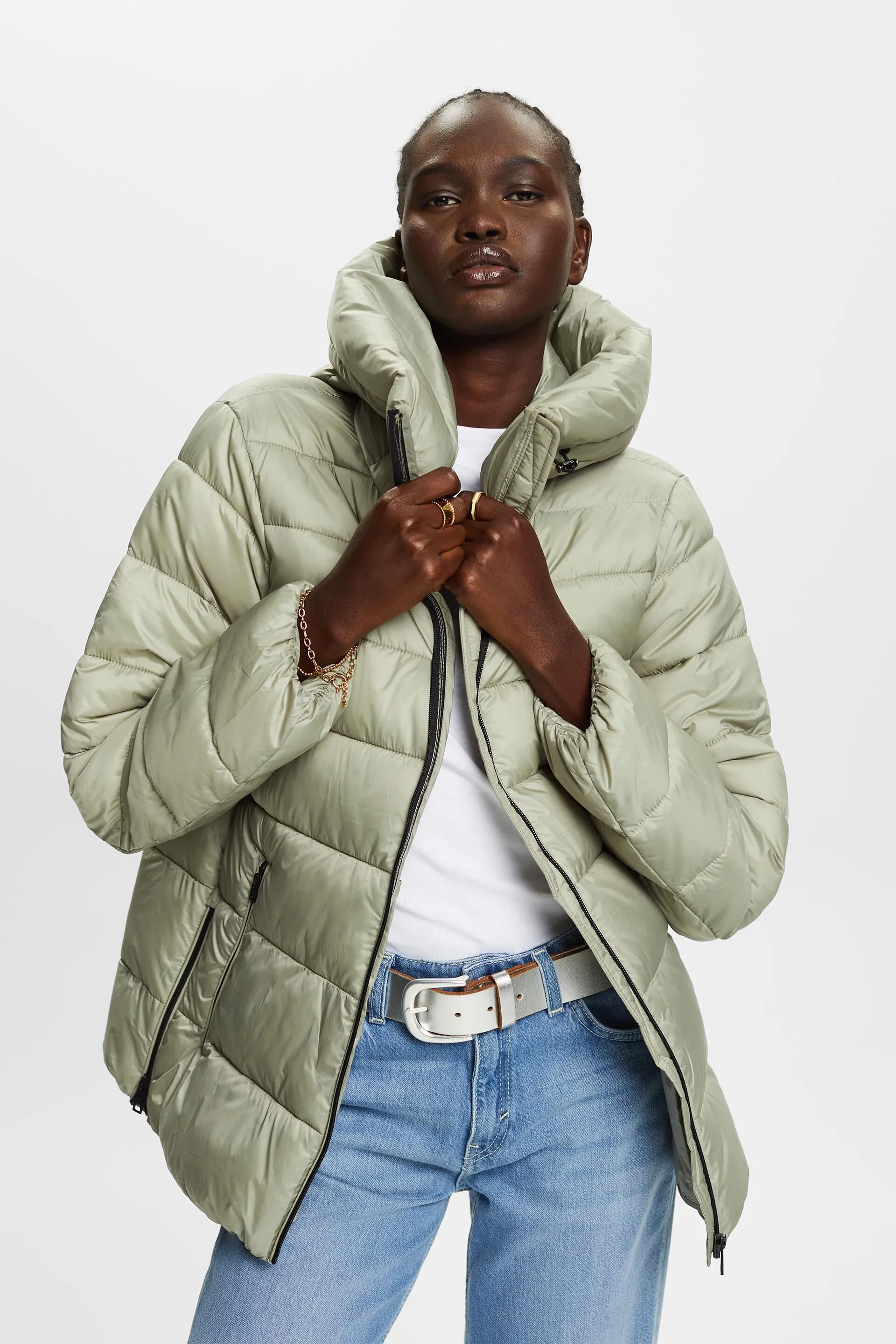 Chaqueta acolchada con capucha