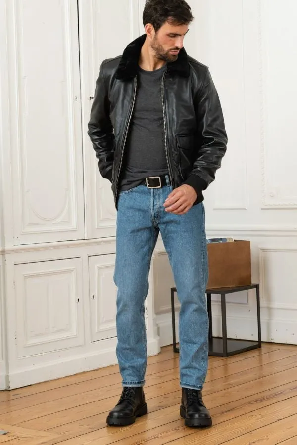 Chaqueta Hombre Daytona Mirage Fur Cow Air Milled Black