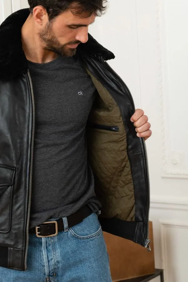 Chaqueta Hombre Daytona Mirage Fur Cow Air Milled Black