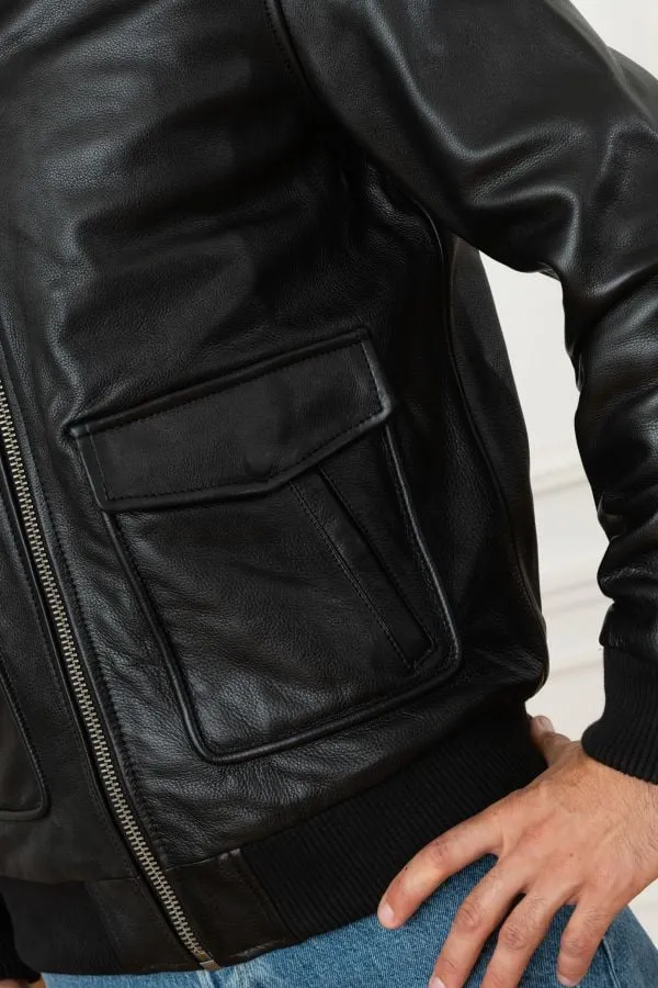 Chaqueta Hombre Daytona Mirage Fur Cow Air Milled Black
