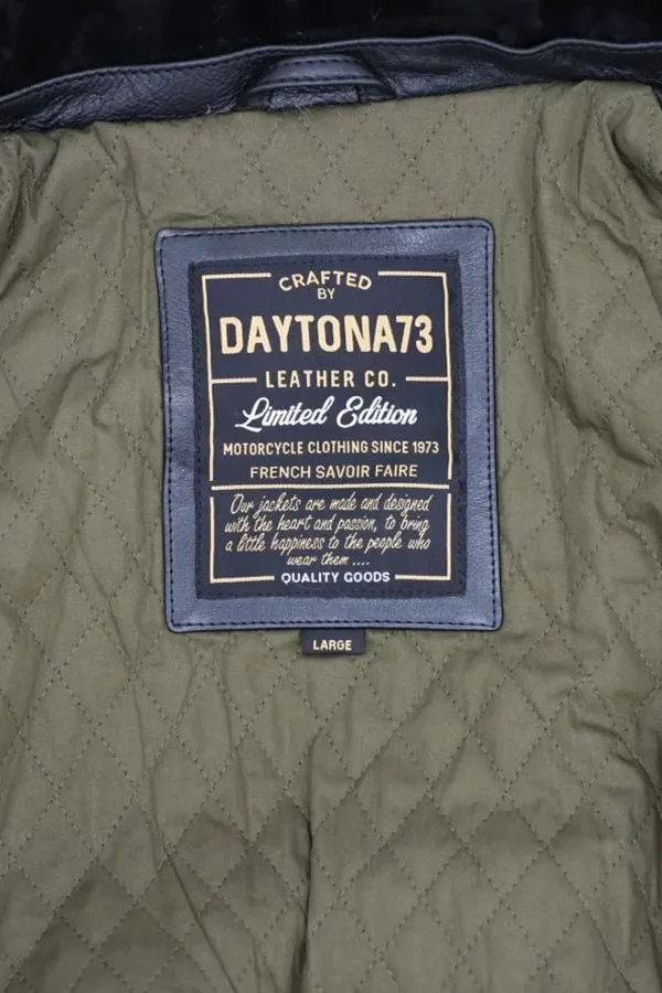 Chaqueta Hombre Daytona Mirage Fur Cow Air Milled Black