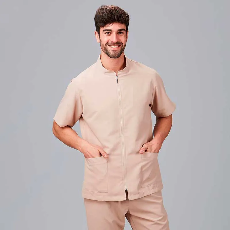 CHAQUETA MICROFIBRA MALLORCA BEIGE ARENA  GARY'S