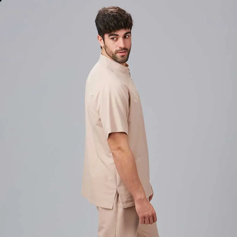 CHAQUETA MICROFIBRA MALLORCA BEIGE ARENA  GARY'S