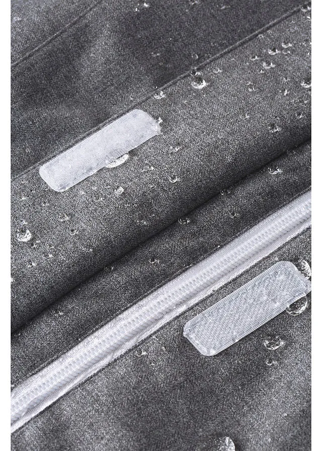 Chaqueta técnica plata moteado