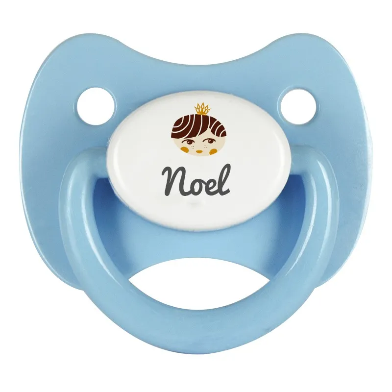 Chupete personalizado niño celeste