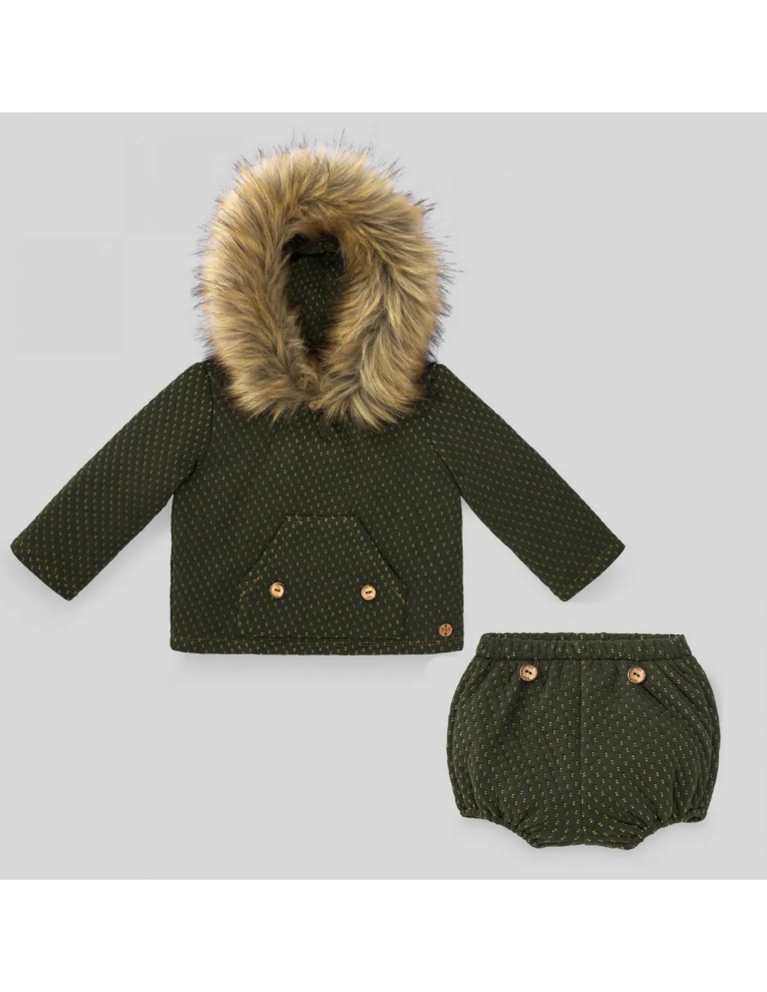Conjunto bebé Jacquard de Paz Rodríguez invierno