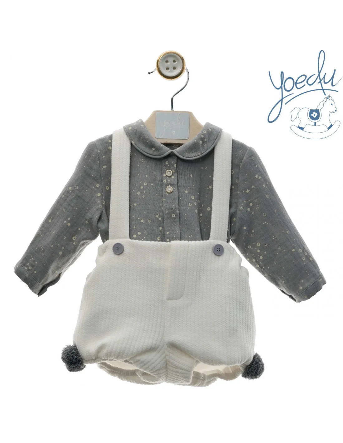 Conjunto bebé niño Robin de Yoedu invierno