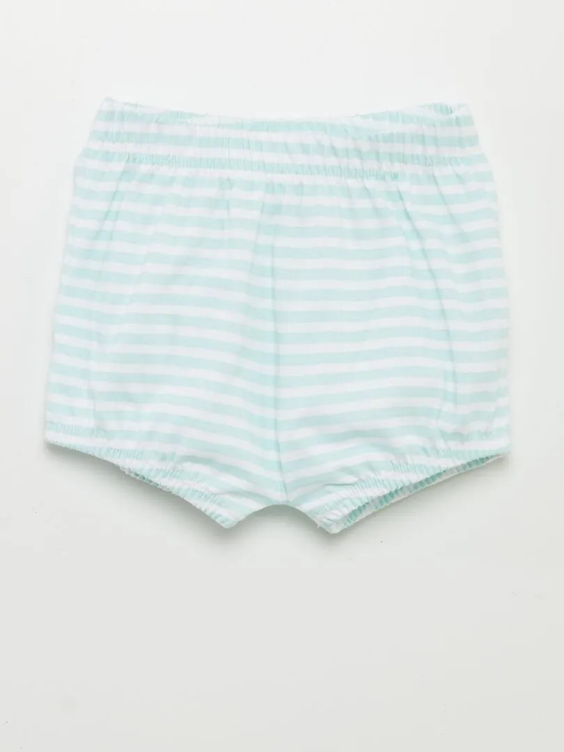 CONJUNTO DE CAMISETA DE TIRANTES + SHORT 'HELLO KITTY'  BLANCO