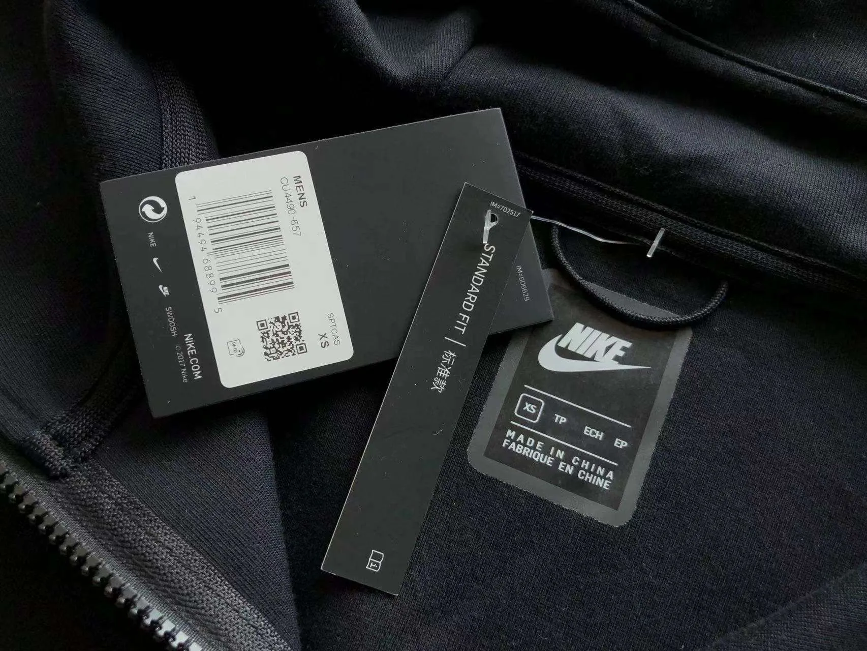 Conjunto de Chándal Nike Tech Fleece Negro