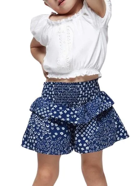 Conjunto Mayoral 2 piezas Short Volantes Para Niña