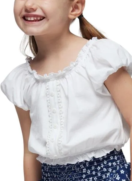 Conjunto Mayoral 2 piezas Short Volantes Para Niña