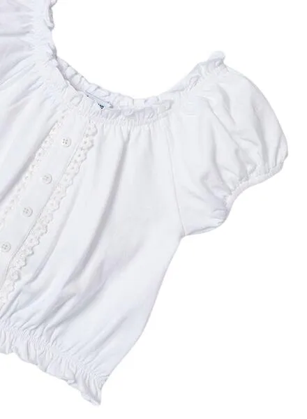 Conjunto Mayoral 2 piezas Short Volantes Para Niña