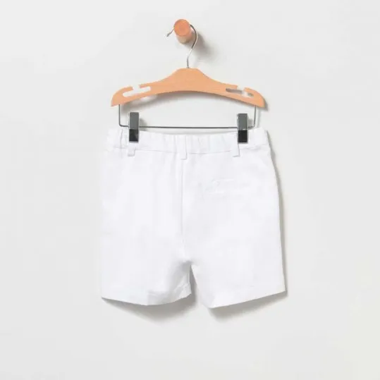 Conjunto niño Coco Acqua de lino a rayas azules