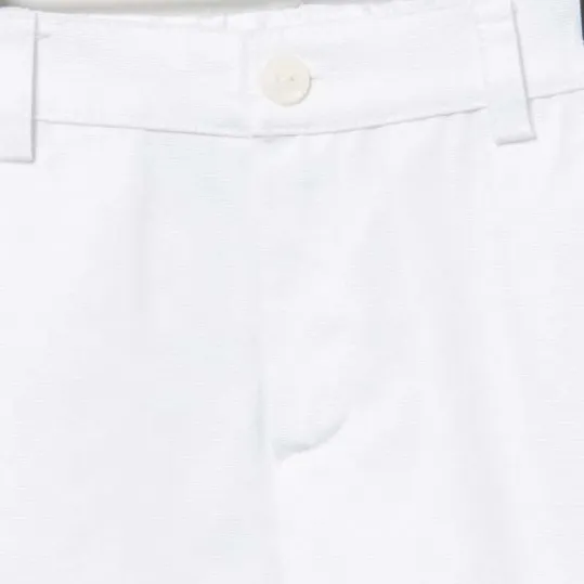 Conjunto niño Coco Acqua de lino a rayas azules