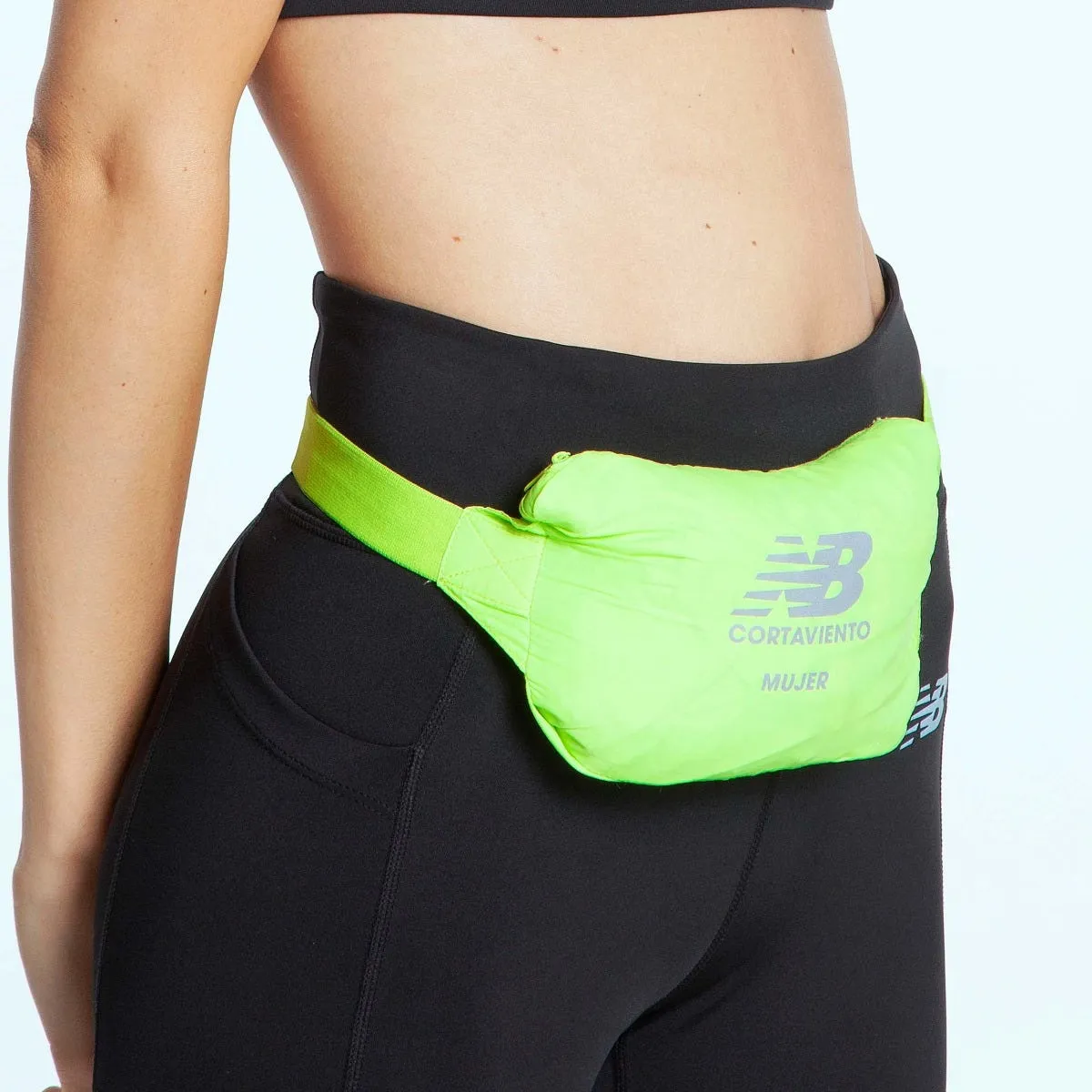 Cortaviento Running Mujer New Balance Empacable Amarillo