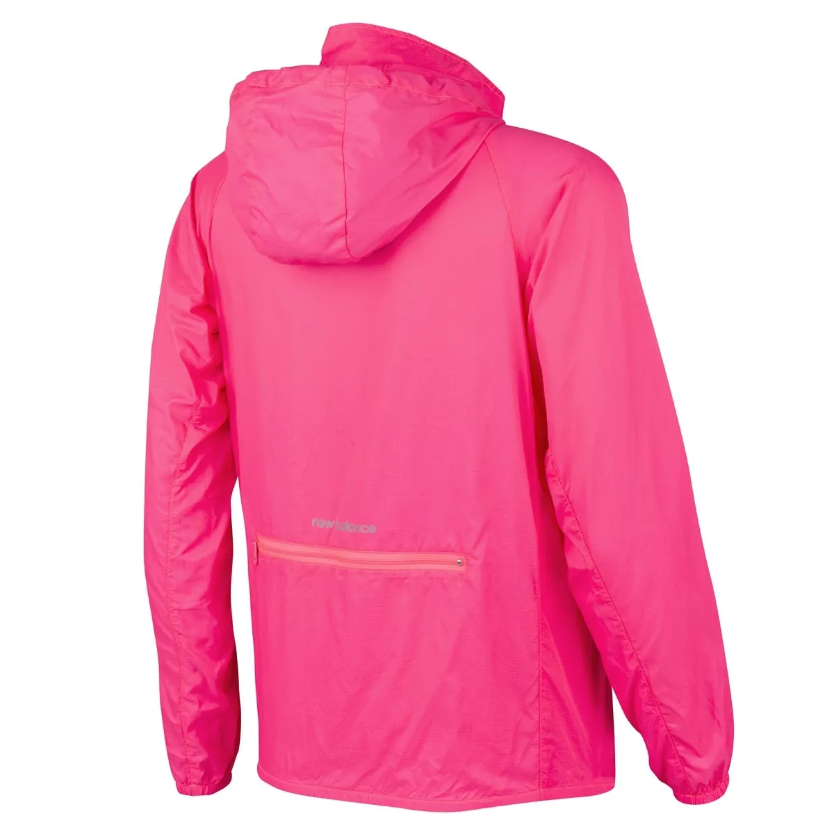 Cortaviento Running Mujer New Balance Windjacket Packable Fucsia
