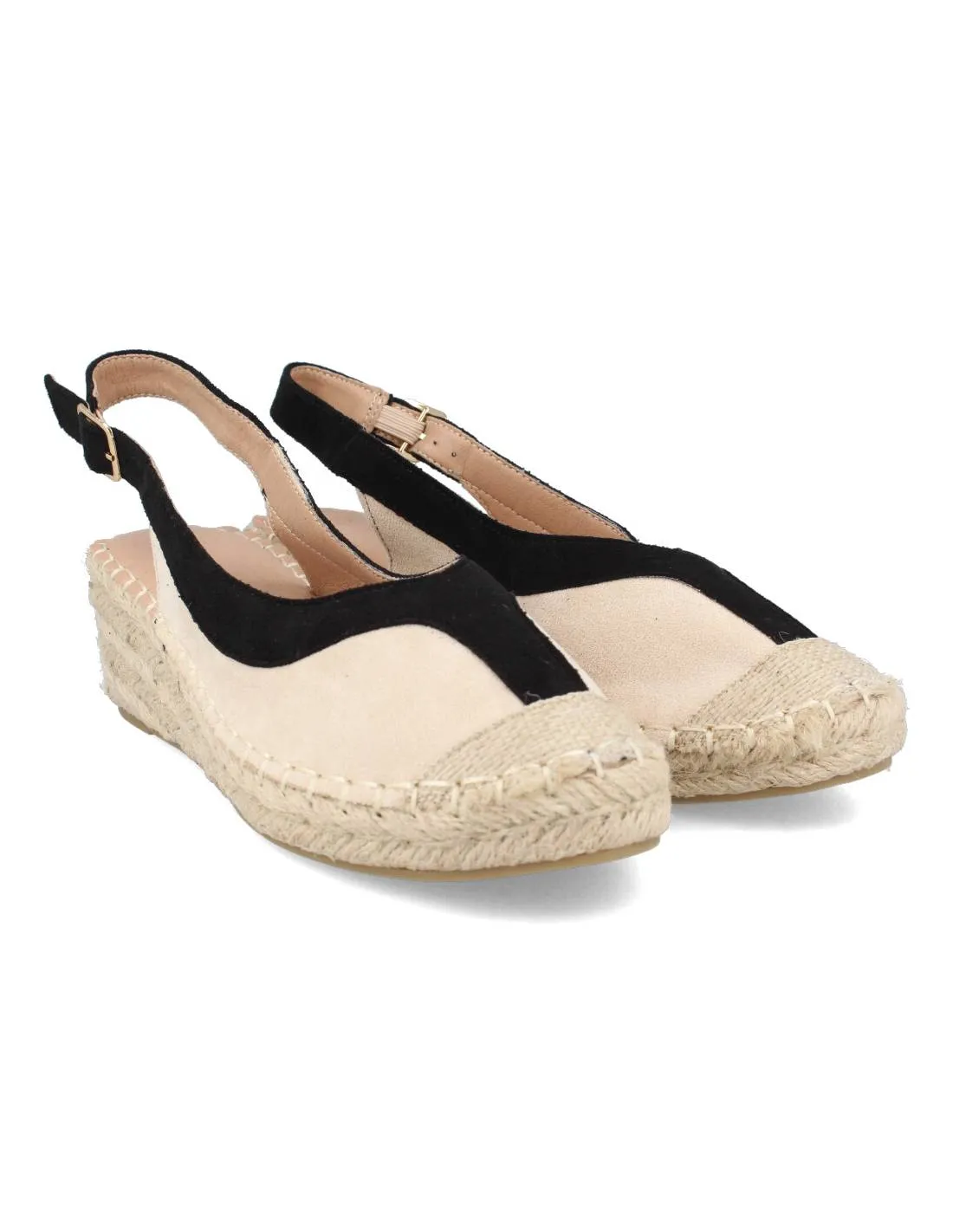 Cuña Esparto Combinada Beige