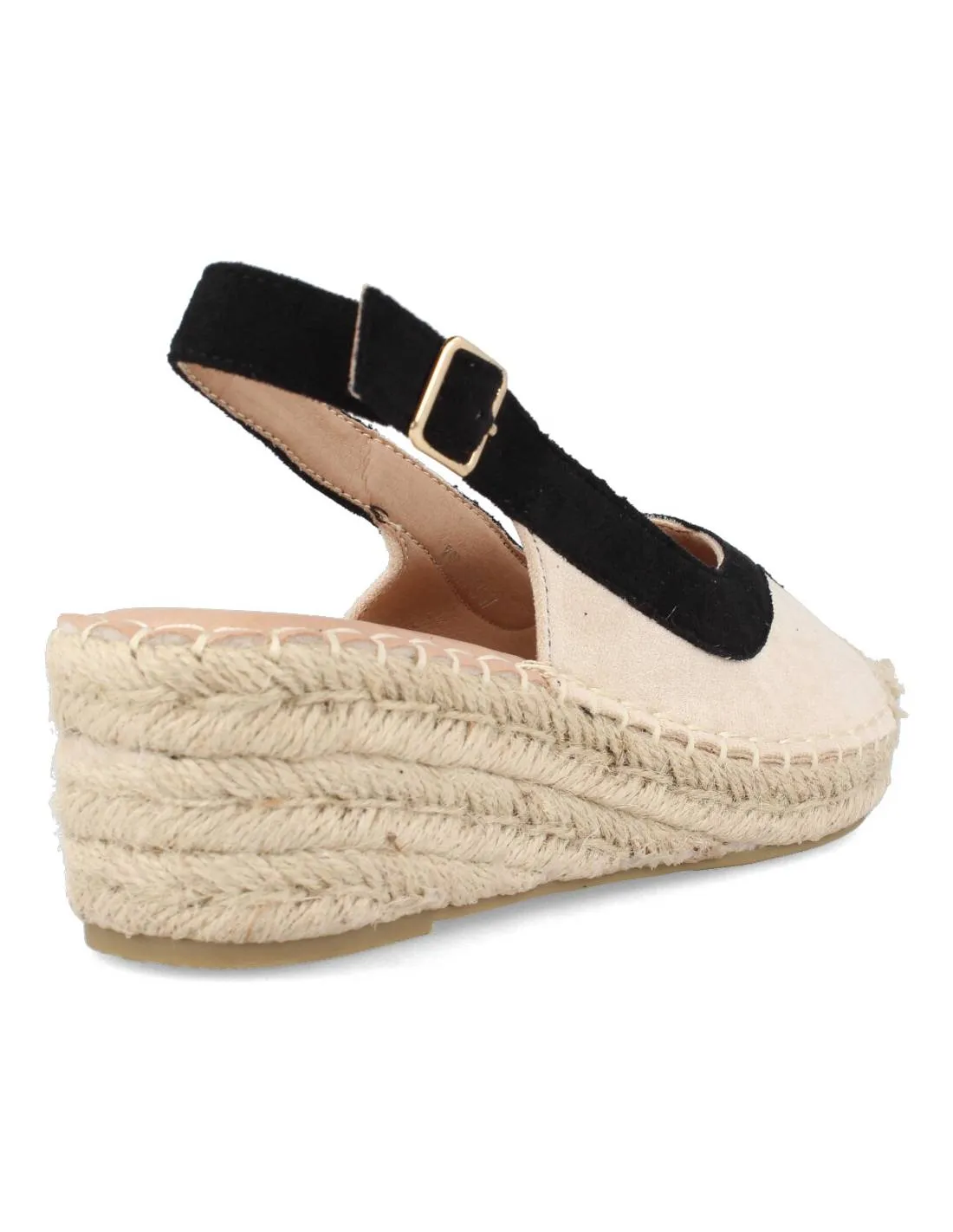 Cuña Esparto Combinada Beige