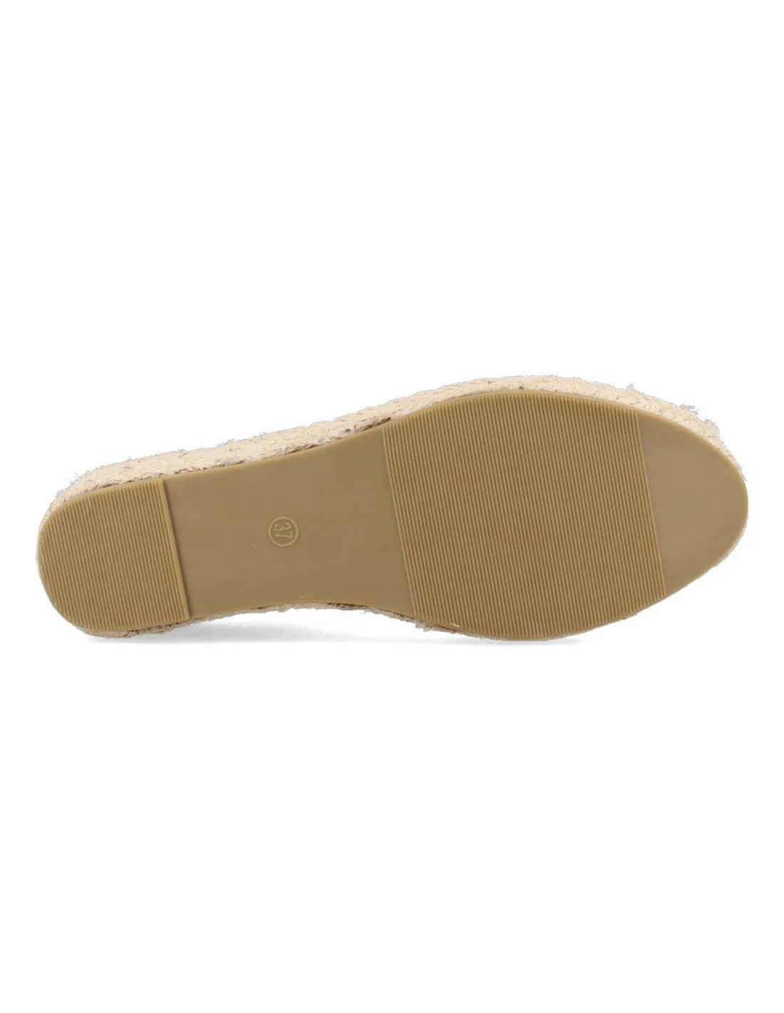 Cuña Esparto Combinada Beige