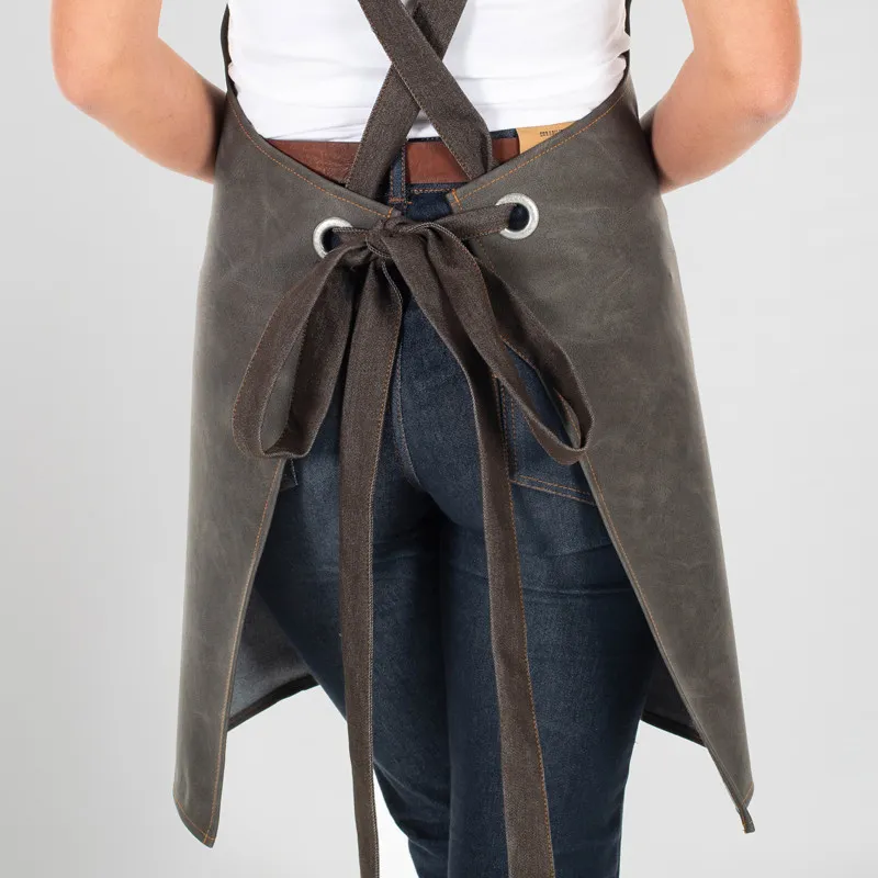 DELANTAL CON PETO MONTE DE POLIPIEL GRIS MARENGO  GARY'S