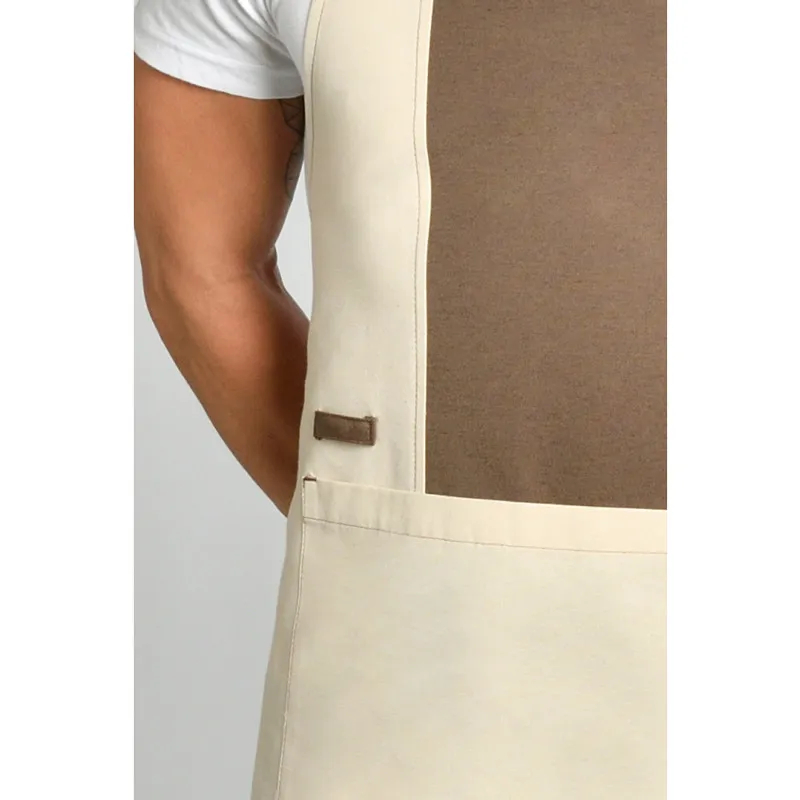 DELANTAL PARA COMERCIO LONETA MARRóN  DYNEKE