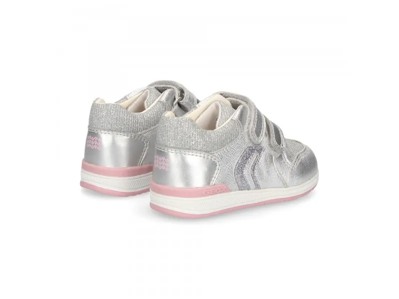 DEPORTIVO B RISHON B640LB GEOX EN COLOR GRIS O PLATAROSA