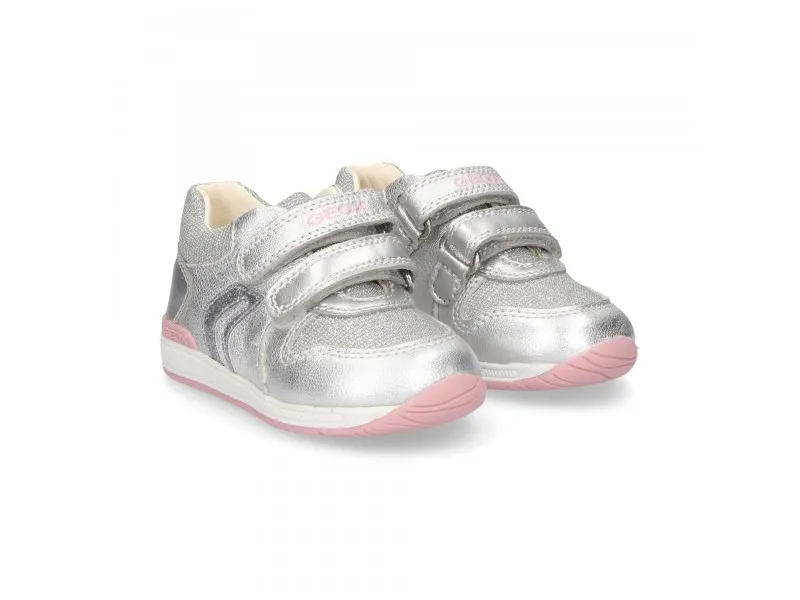DEPORTIVO B RISHON B640LB GEOX EN COLOR GRIS O PLATAROSA