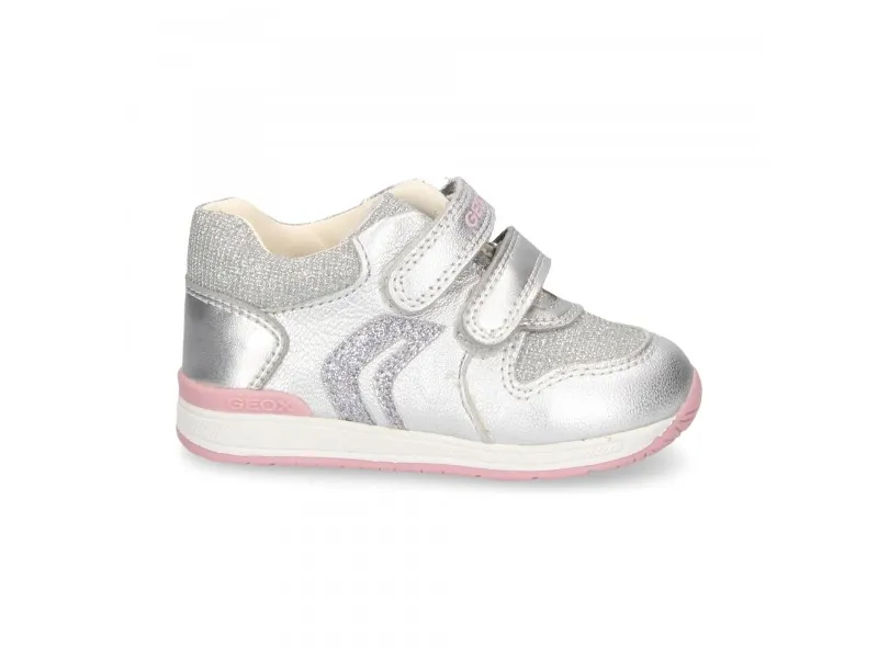 DEPORTIVO B RISHON B640LB GEOX EN COLOR GRIS O PLATAROSA