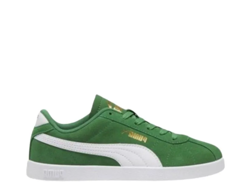 DEPORTIVO PUMA CLUB II JR EN COLOR VERDE 398886 02