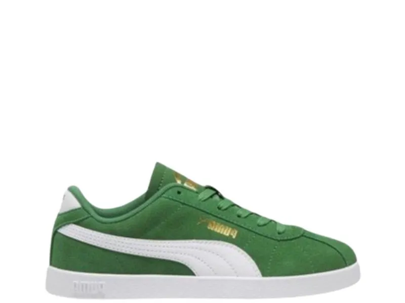 DEPORTIVO PUMA CLUB II JR EN COLOR VERDE 398886 02